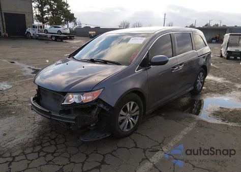 2015 Honda Odyssey Ex из США, поврежденный, VIN 5FNRL5H47FB127227